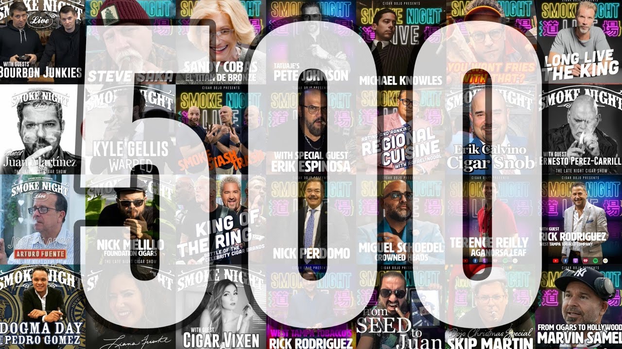 Smoke Night LIVE Hits 500 - A Celebration with Friends, Stories, & Cigars
