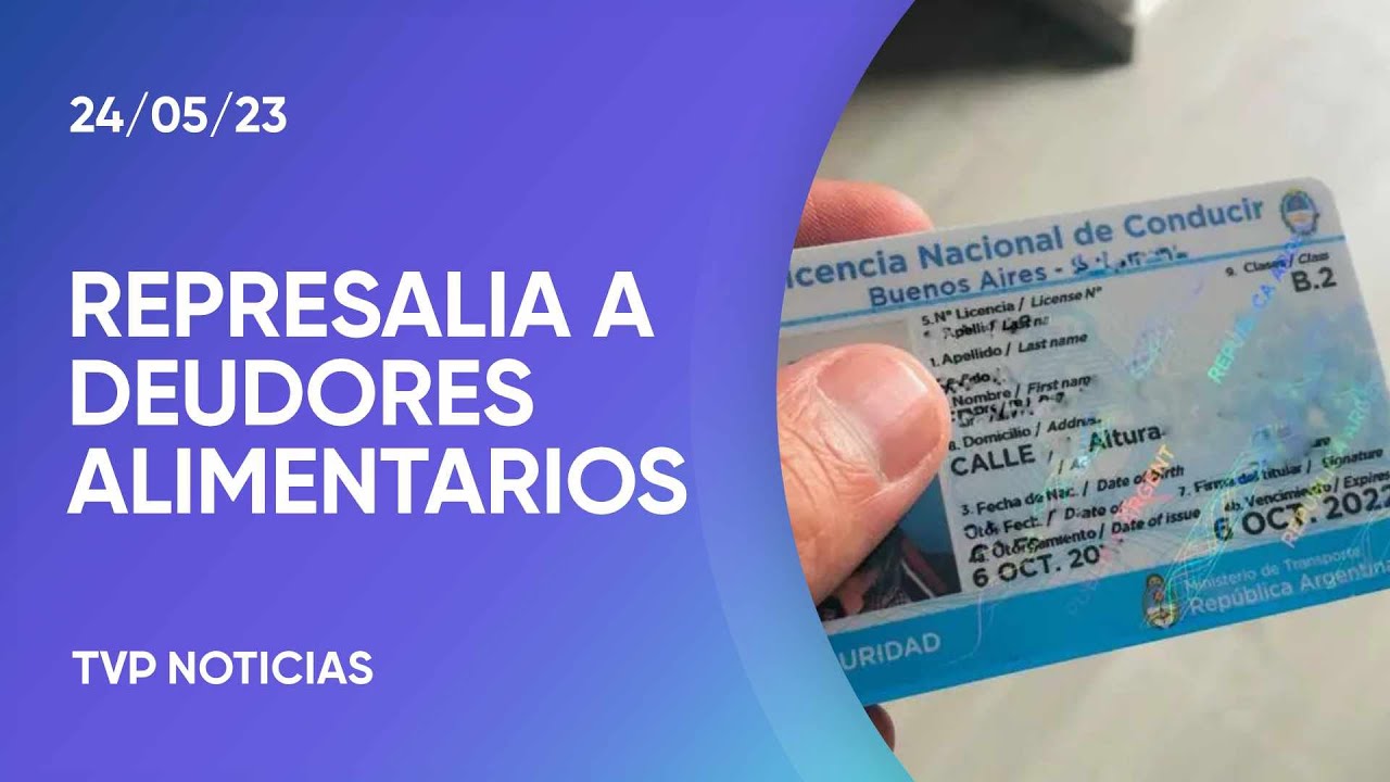 Los deudores de la cuota alimentaria en PBA no podr&aacute;n renovar el registro