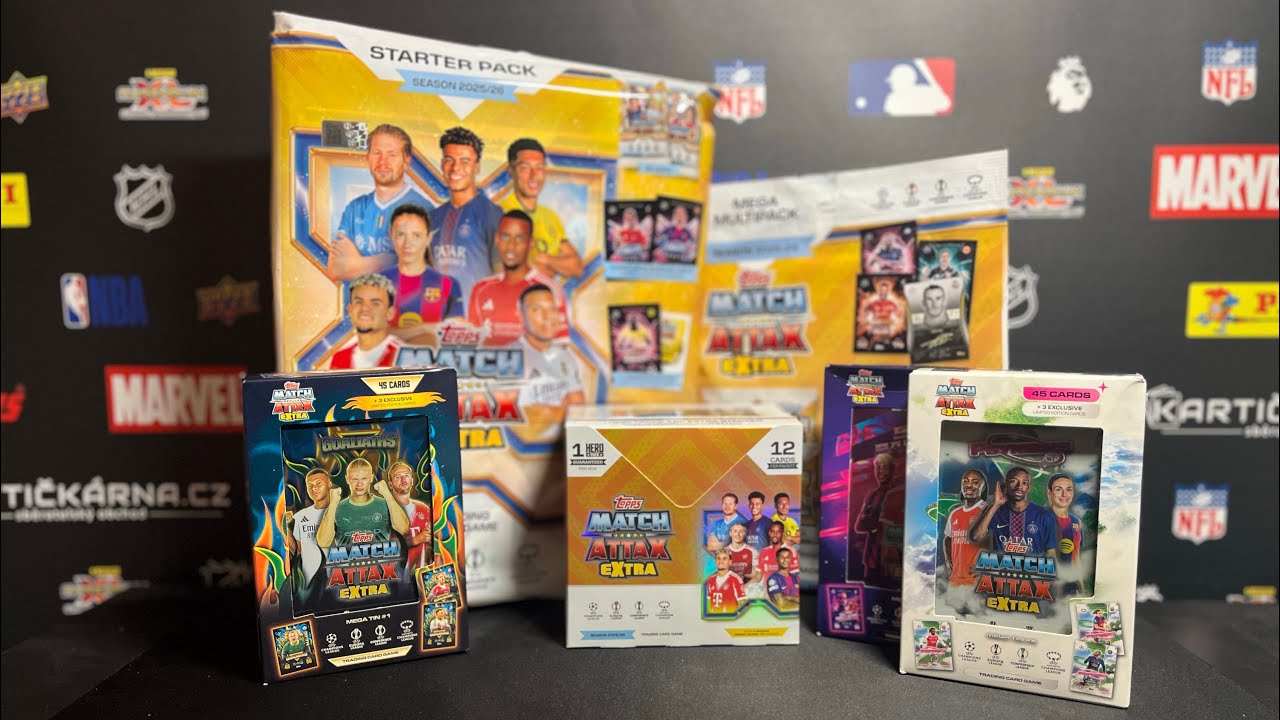 Unboxing 2025-26 Topps Match Attax EXTRA UEFA Club Competitions vol.1