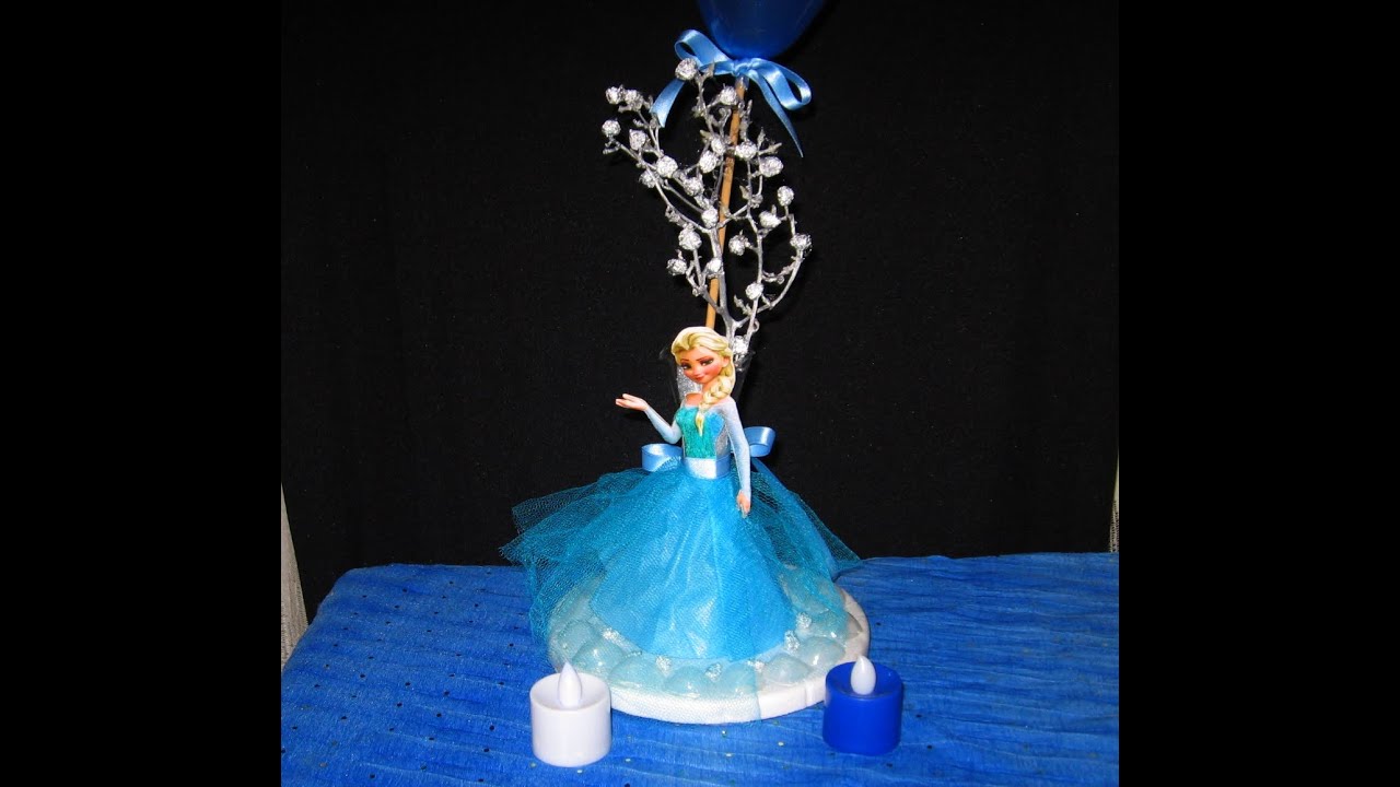 Centro de mesa de Frozen