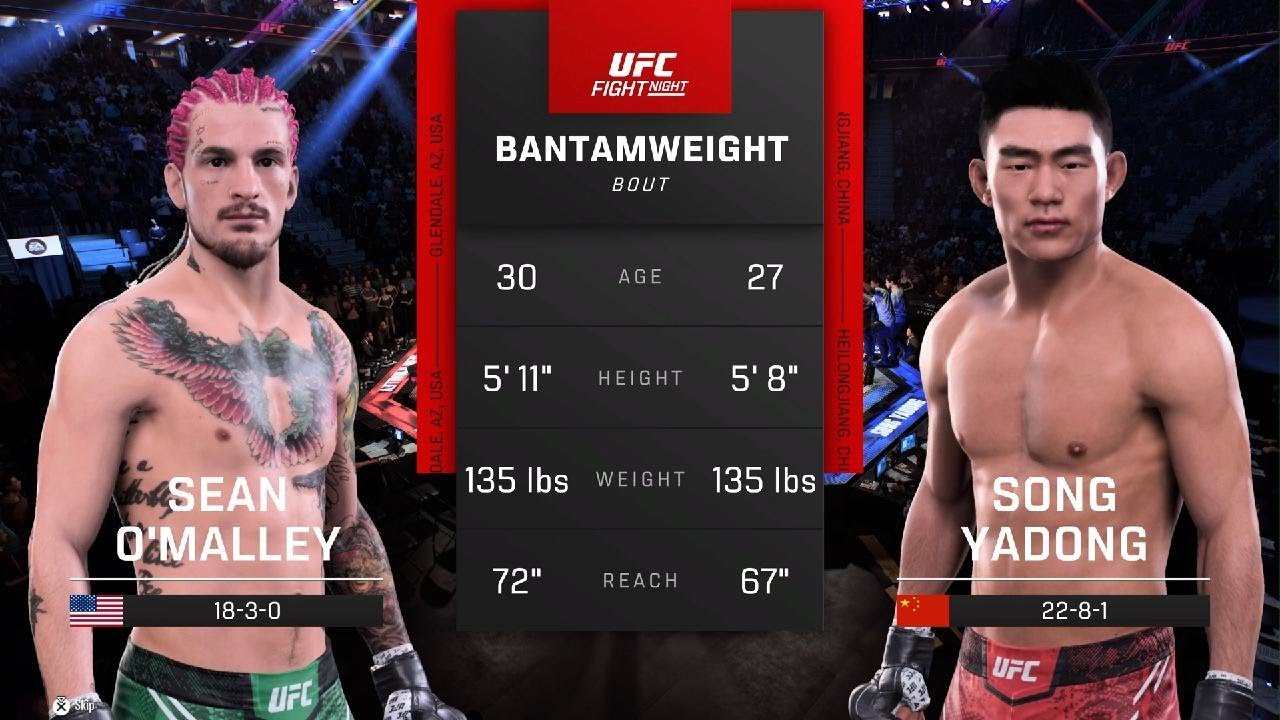 ШОН О'МЭЛЛИ VS СОНГ ЯДОНГ UFC 5 CPU VS CPU