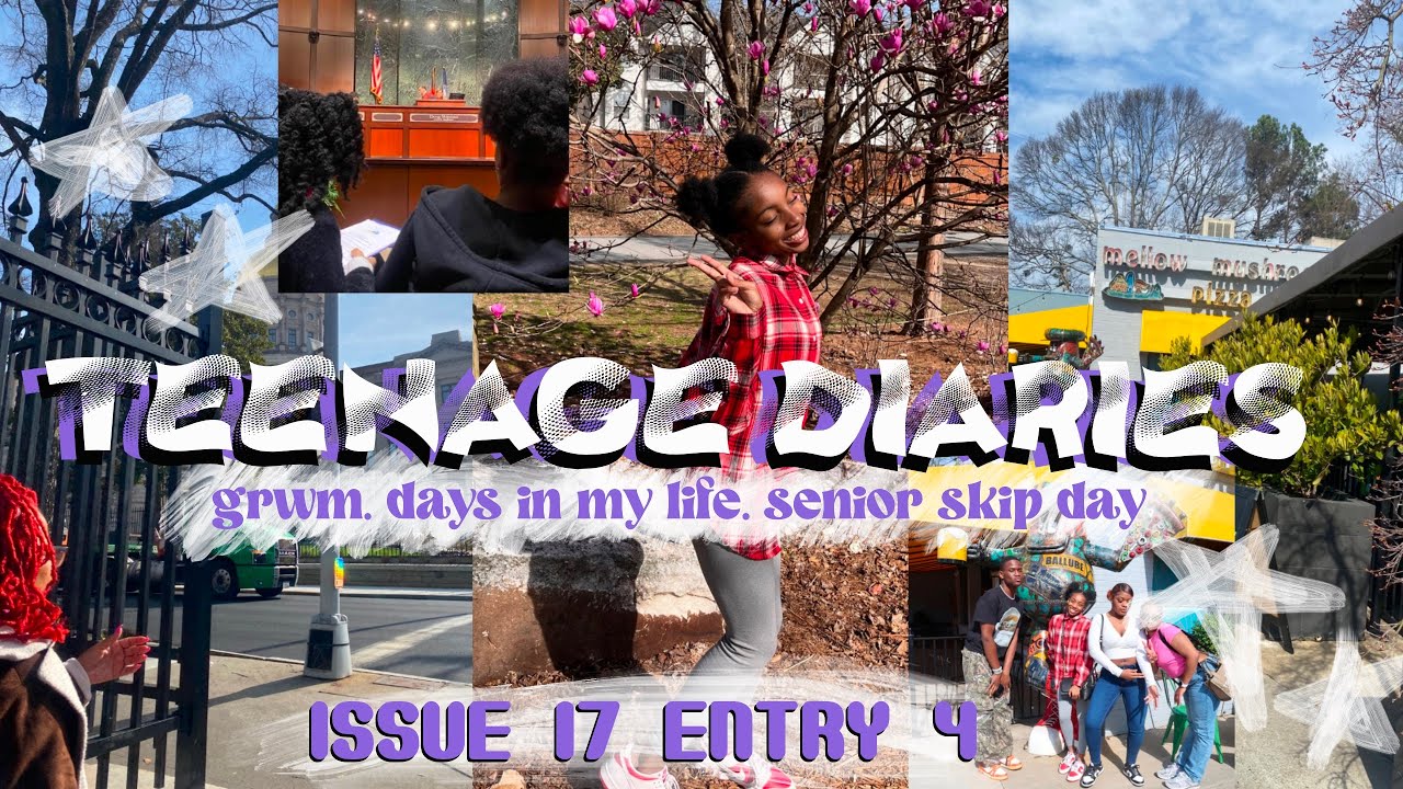 VLOG | teenage diaries e3. grwm, days in my life, senior skip day & etc
