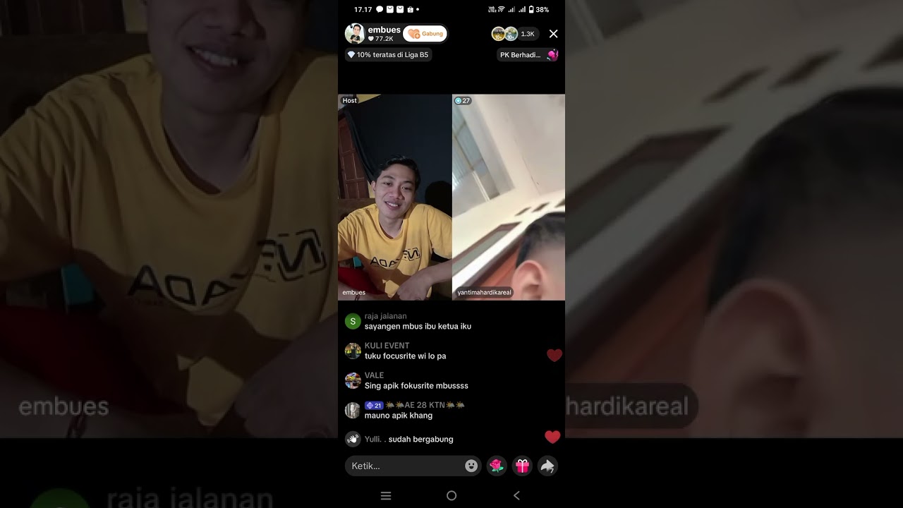 LIVE SORE INI YATMI DAN EMBUES, ADA BPAK KASMANI JUGA😁