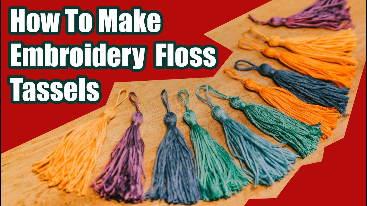 How to DIY Embroidery Floss Tassels | Easy Tutorial by LIT decor