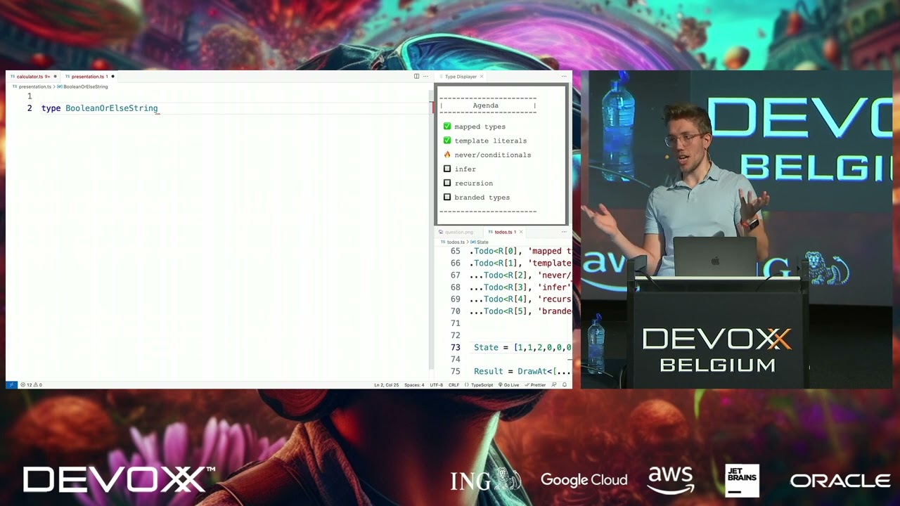 A Deep Dive into Advanced TypeScript: A Live Coding Expedition  By  Christian Woerz
