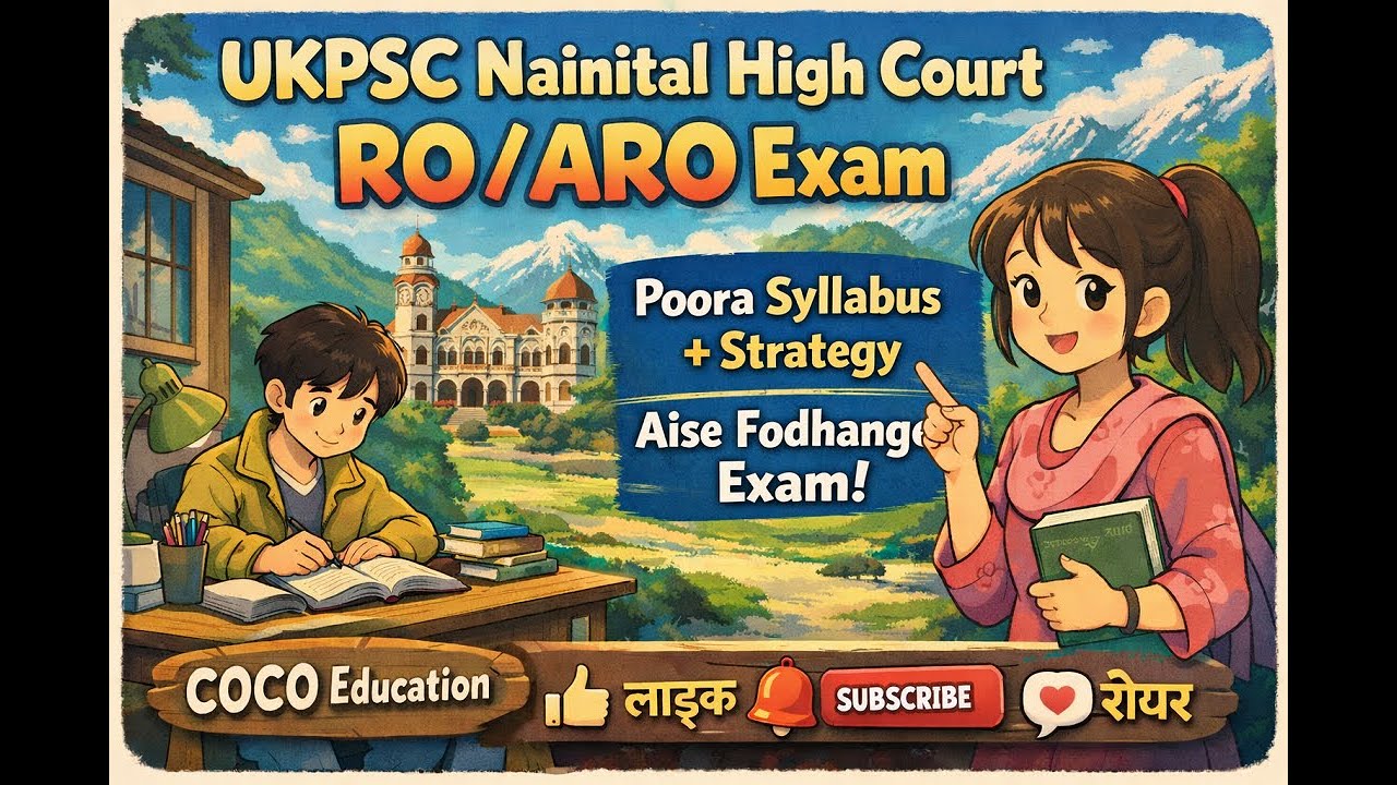 RO/ARO Nainital High Court Exam 2026 🔥 Complete Syllabus + Strategy | UKPSC