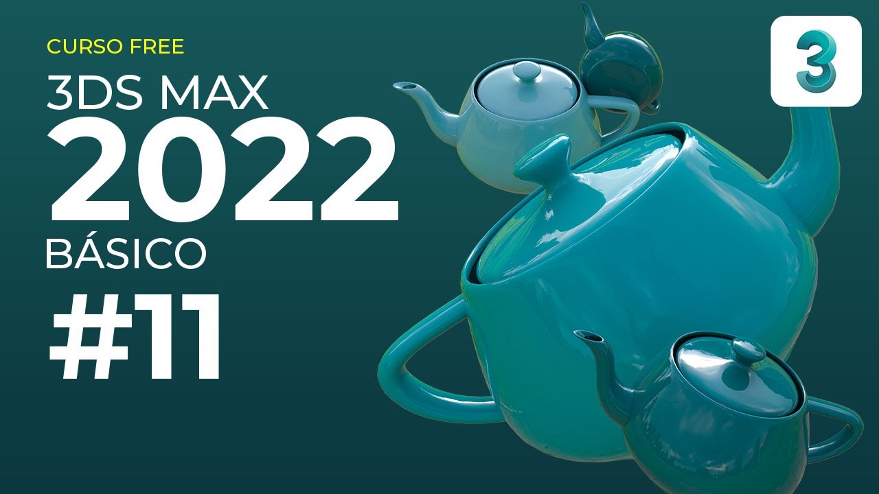 3ds Max 2022 Básico 11 Transformar Objetos en el espacio move, rotar y escalar