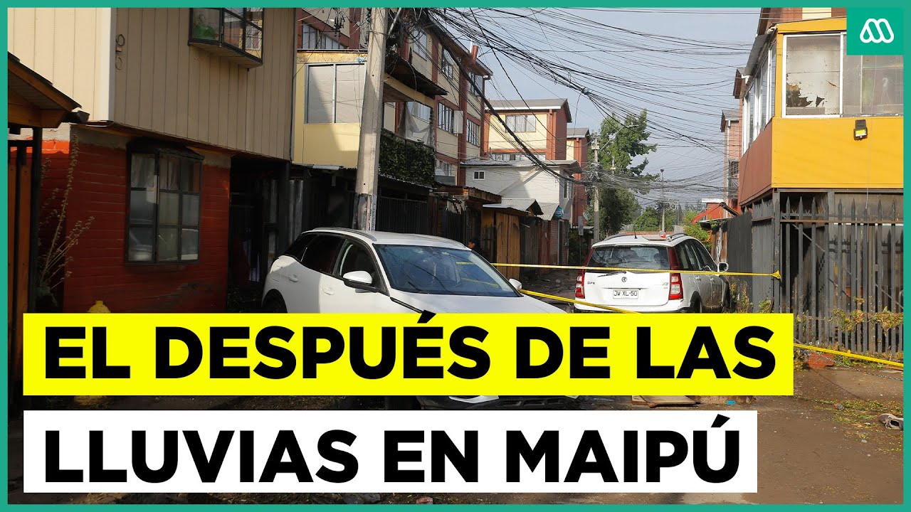 Más de 300 casas afectadas: Realizan trabajos de limpieza tras intensas precipitaciones en Maipú