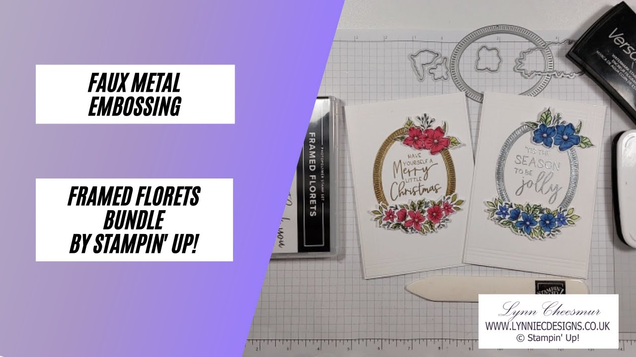 Faux Metal Embossing - Framed Florets Bundle by Stampin' Up!