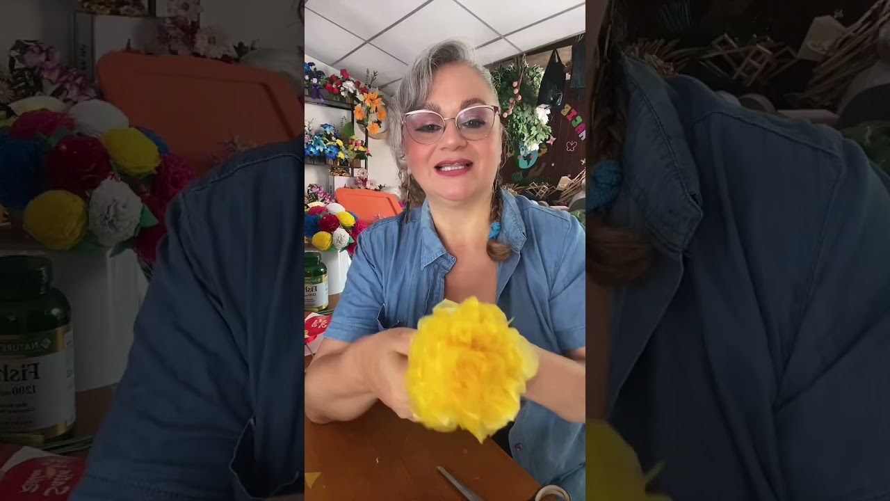 Hagamos flores de bolsas plásticas reciclables!