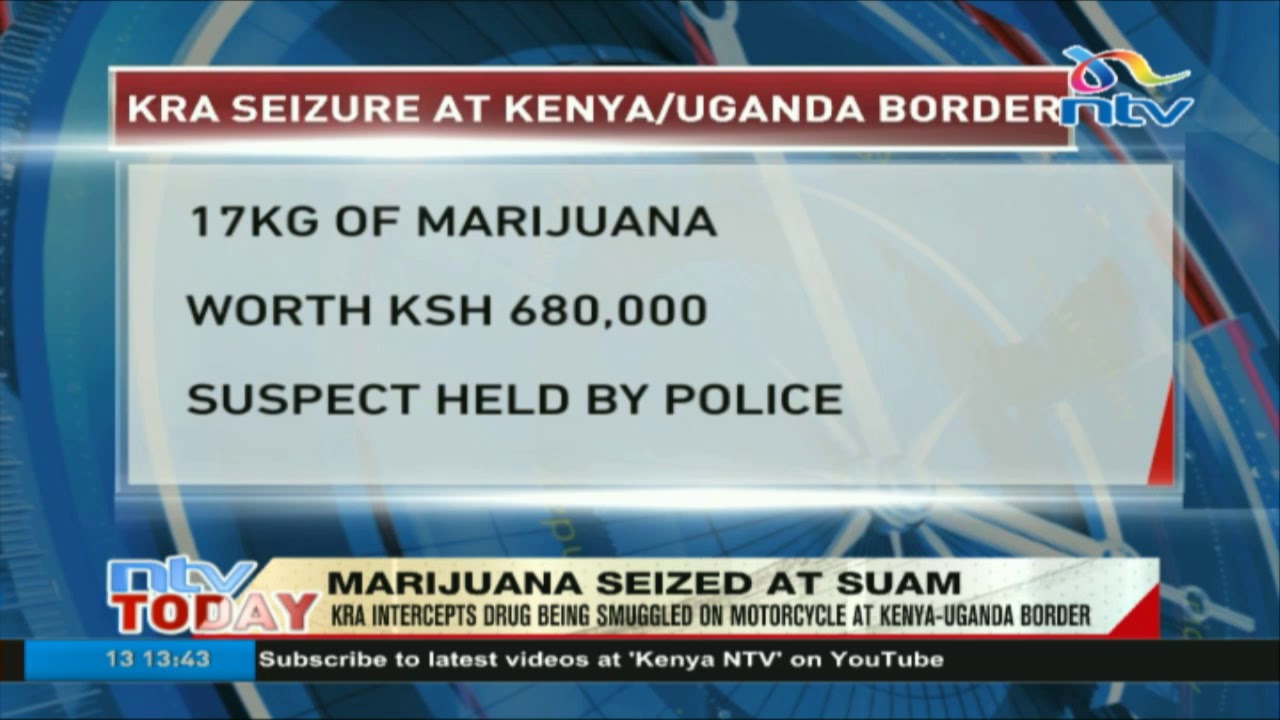 KRA intercepts marijuana being smuggled on motorcycle at Kenya-Uganda border