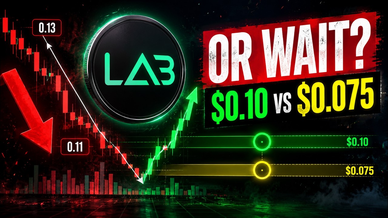 LAB Coin Price Prediction: Is $0.13 the Bottom? 🚨 Buy at $0.10 or Wait for $0.075? (2026)