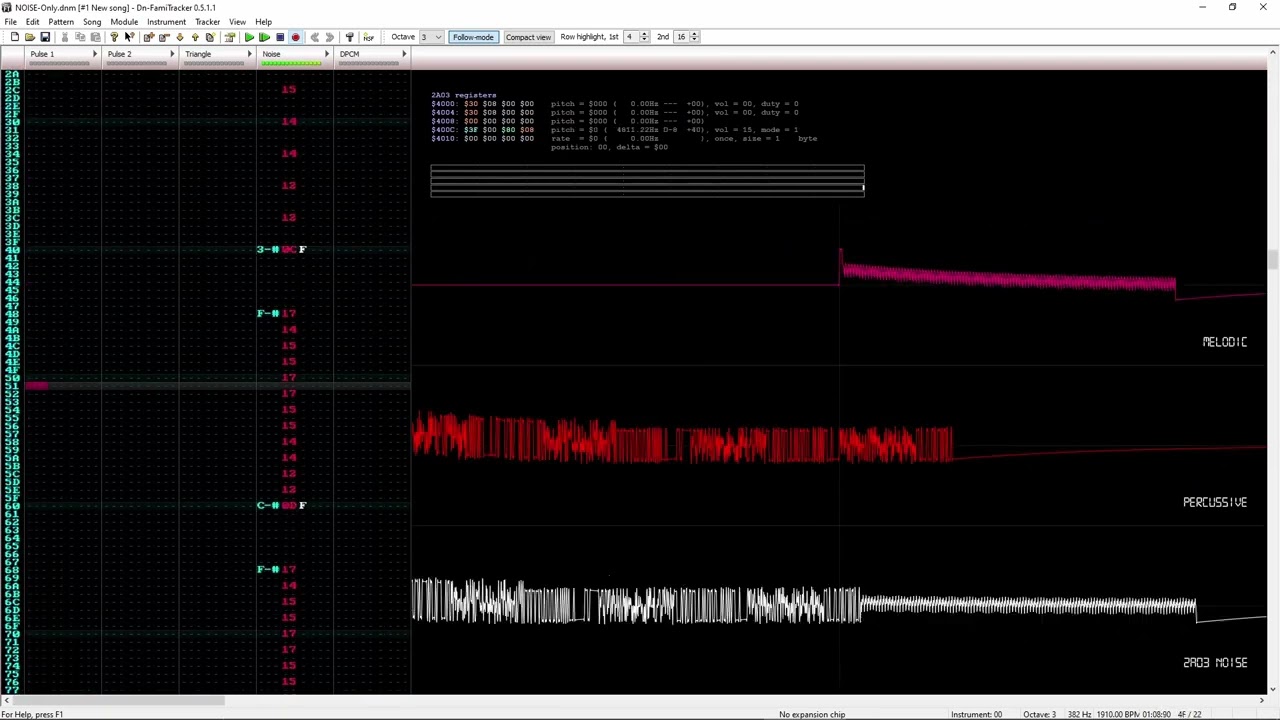 Nothing Special | Overclocked FamiTracker Original [382Hz 2A03 Noise Only]