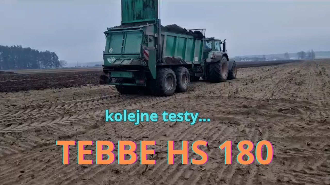 Kolejne testy potężnego Tebbe HS 180! | Rolmech