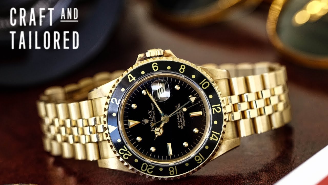 Unpolished 1984 Rolex GMT-Master Ref. 16758 18k YG(What Is On My Wrist)