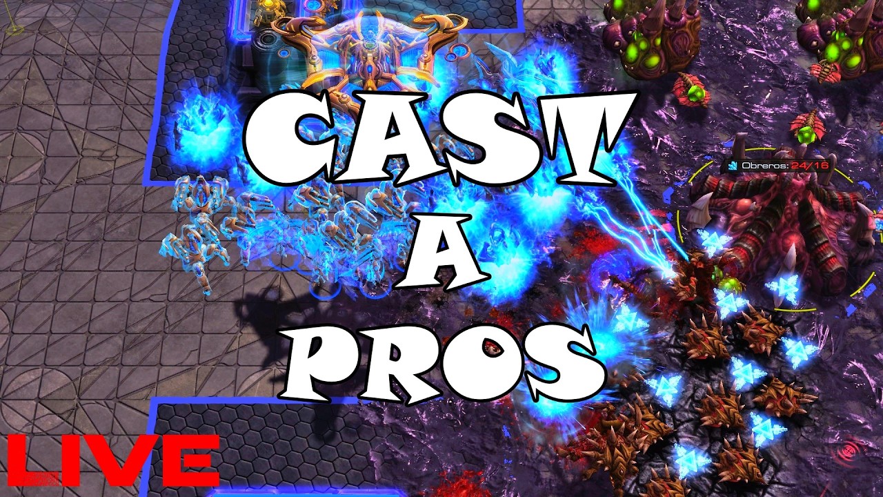 🔴 FASE de GRUPOS de la HSC - Serral - Reynor- Clem etc.. - Cast a pros Starcraft 2