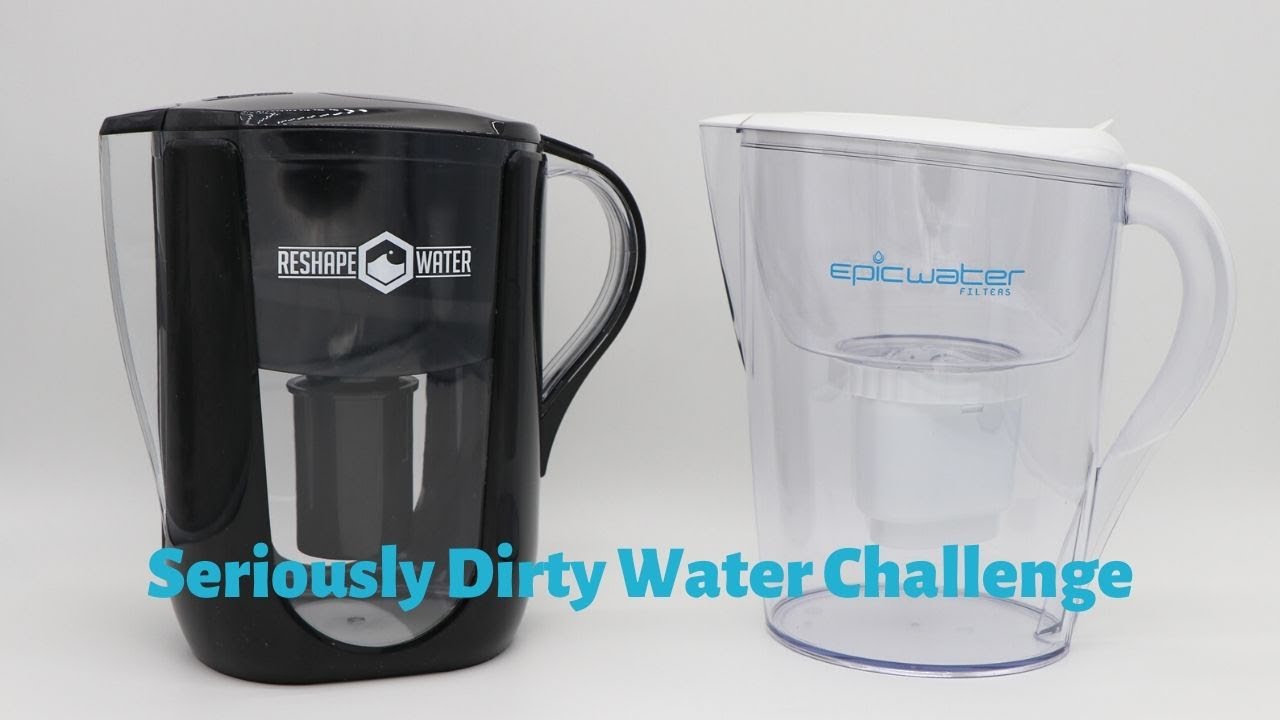 Reshape Water&trade; Water Filter Pitcher vs Epic Water Filters&trade; Pure/Nano Pitchers