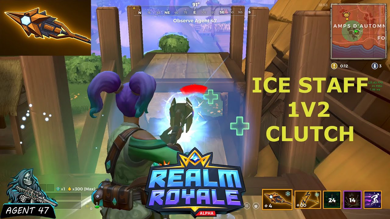 Insane Ice Staff Plays! : Realm Royale Highlights # 5