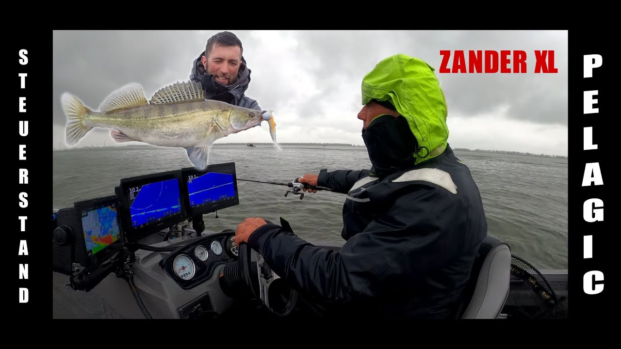 PELAGISCHANGELN auf XL ZANDER mit dem STEUERSTAND