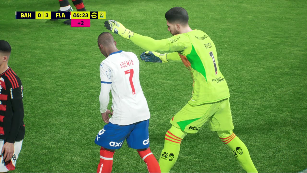 E FOOTBALL 2025 FLAMENGO 3 X 2 BAHIA