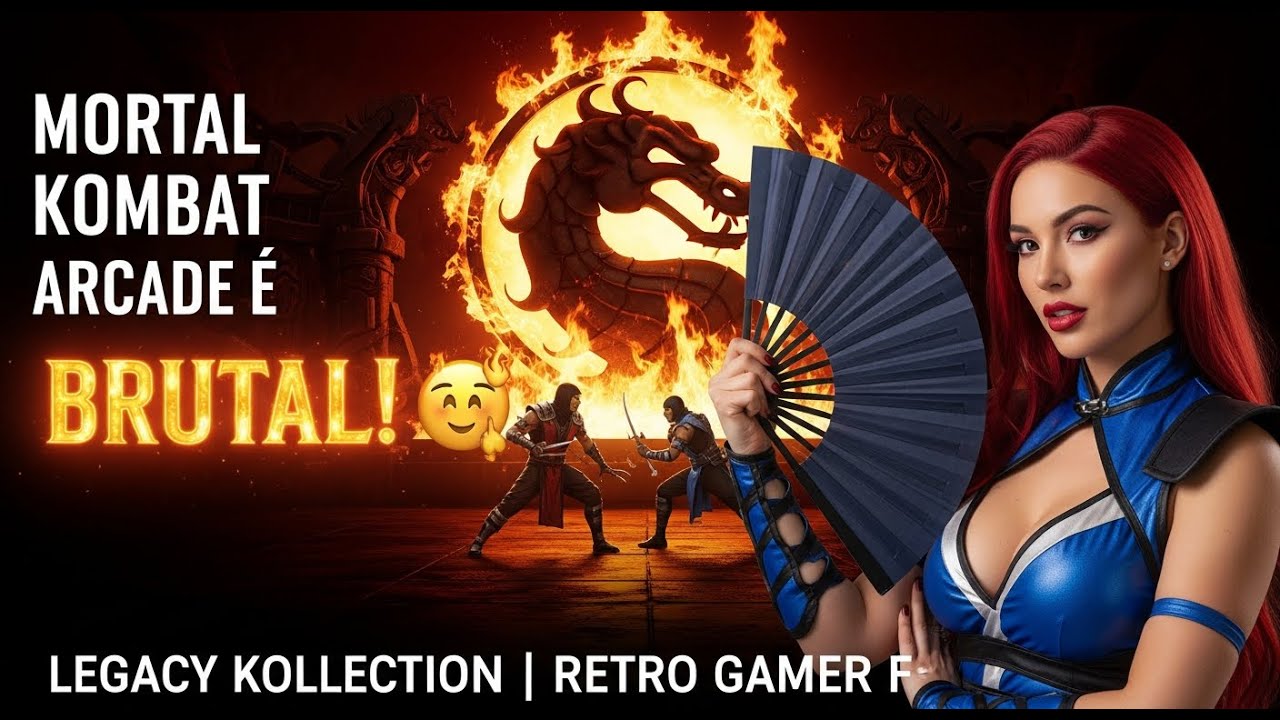 Mortal Kombat Arcade é BRUTAL! 🔥 | Legacy Kollection | Retro Gamer F