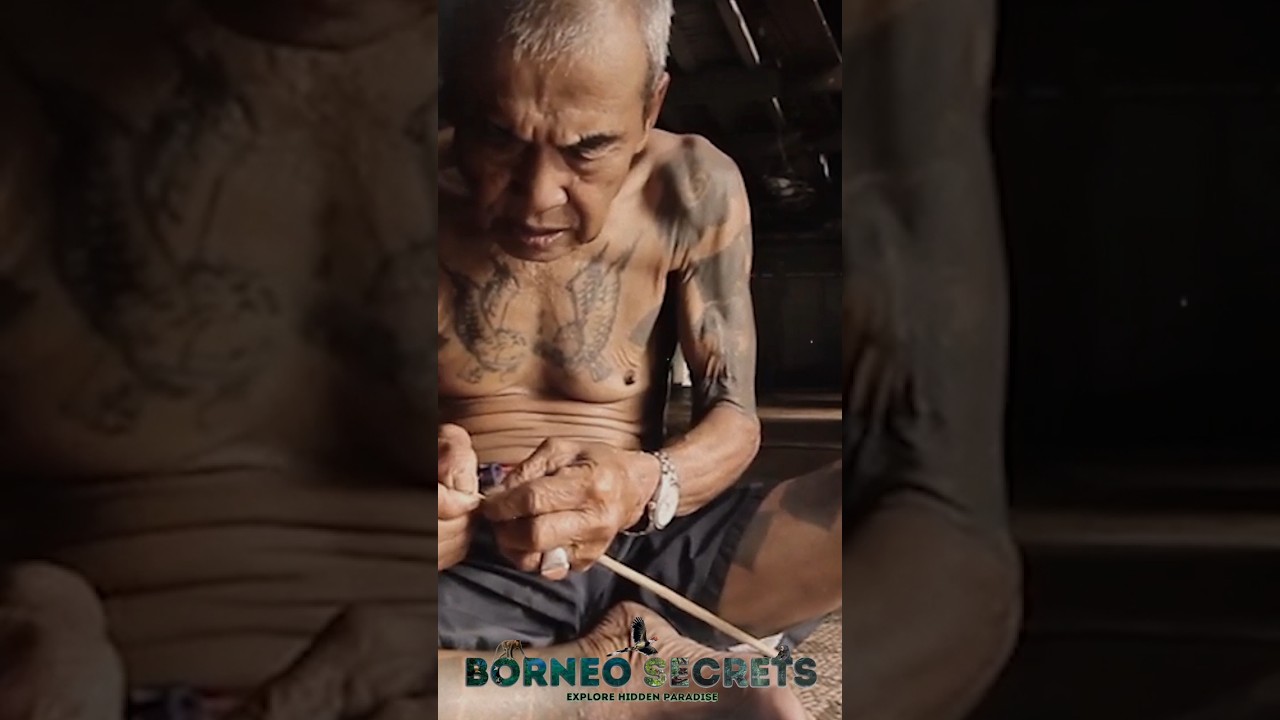 Kesaksian Heru Gundul Tentang Aura tatto Dayak Asli #shorts #tattoo #tatto #dayak #kalimantan