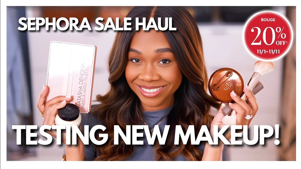 Trying New Makeup from $1,300 Sephora Sale Haul: #GRWM Disaster!