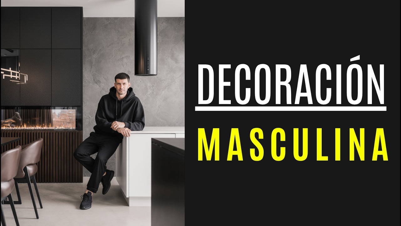IDEAS para una DECORACIÓN MASCULINA 👉 7 TIPS para decorar TU CASA | DISEÑO DE INTERIORES home decor