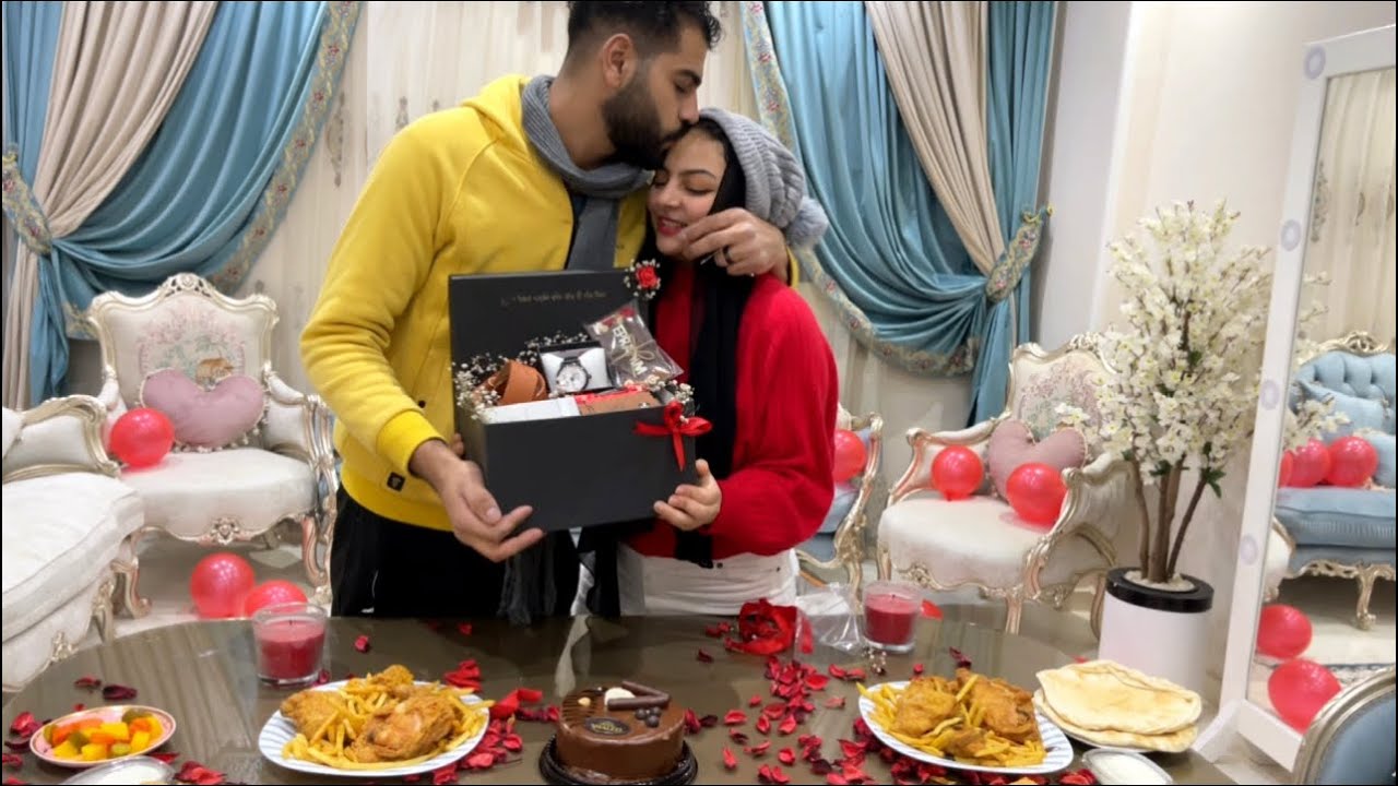 فاجأته ف عيد الحب ب اكتر حجات نفسه فيها🥰♥️رده فعله صدمتني حقيقي😳💔💔