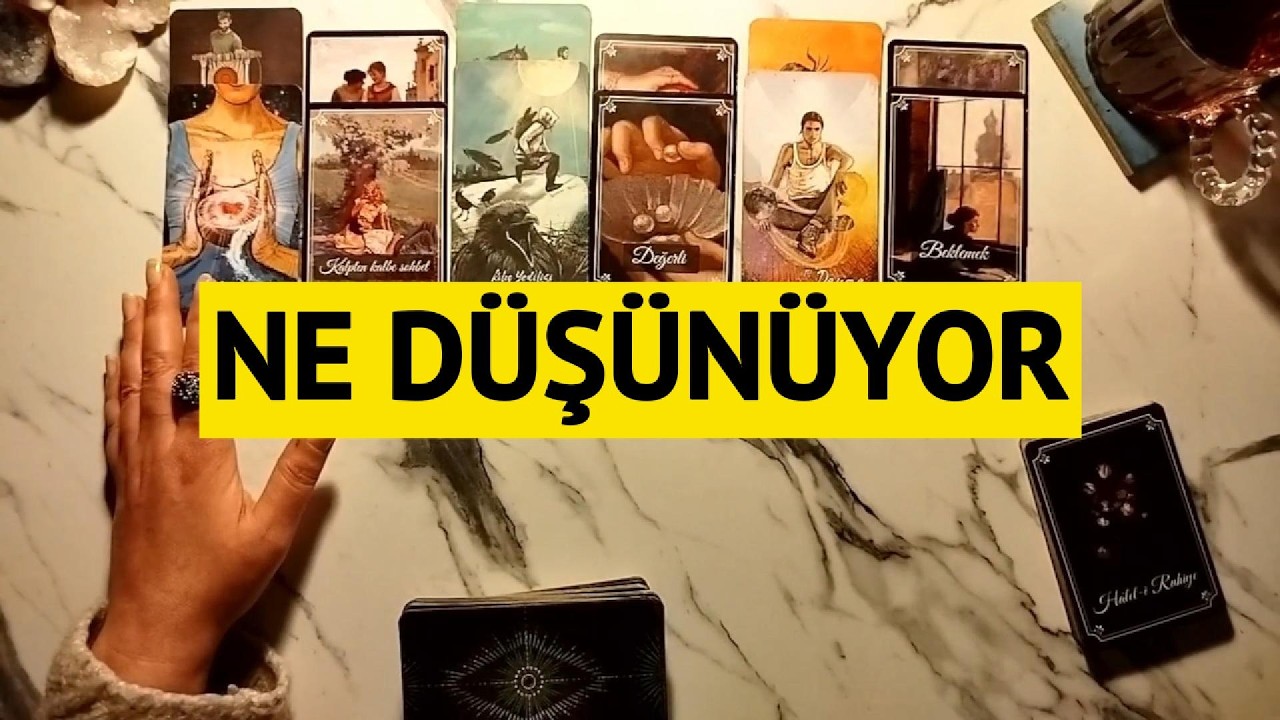 AKLIMDAKİ KİŞİ NE DÜŞÜNÜYOR? Neden Bu Kadar Sessiz? Anlık Enerji ve Tarot Açılımı 🔮