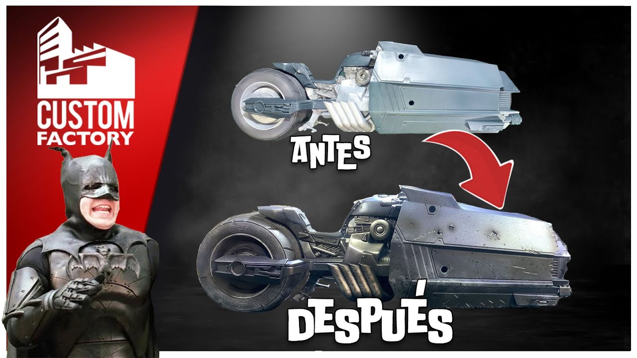 Custom factory 160 - Comic Convention Latin America 2021 + Batman Moto repaint, Diy,