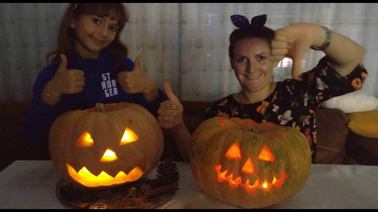 Hallowen, Cadılar bayramı balkabağı hazırladık. Elif ile Eğlenceli Video #EvdeKal #SendeOyna
