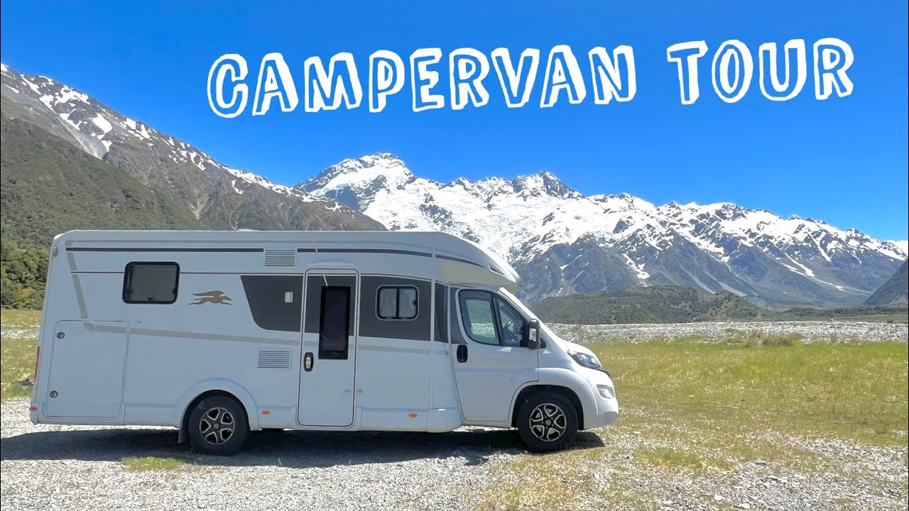 紐西蘭露營車開箱 Britz Odyssey Motorhome 4 Berth🚐⭐Campervan Tour