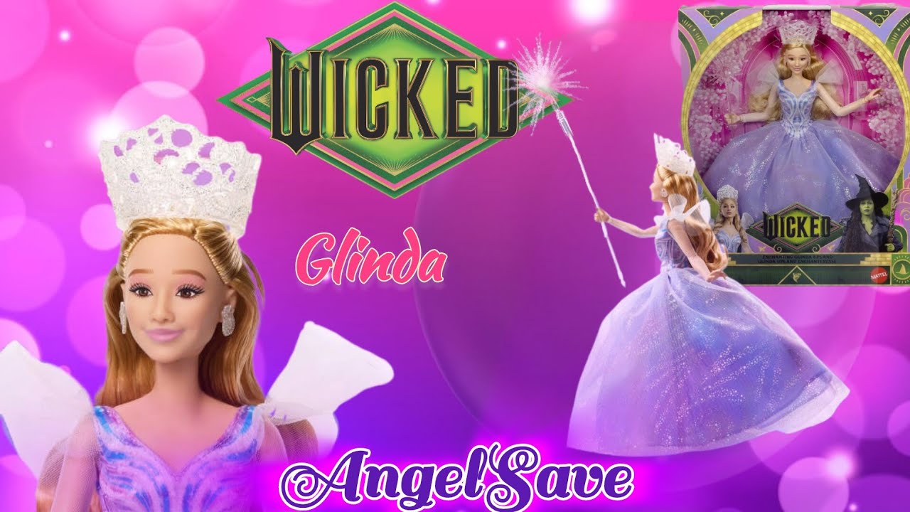 GLINDA Doll Vestido púrpura, wicked for God Review Español #wicked #glinda