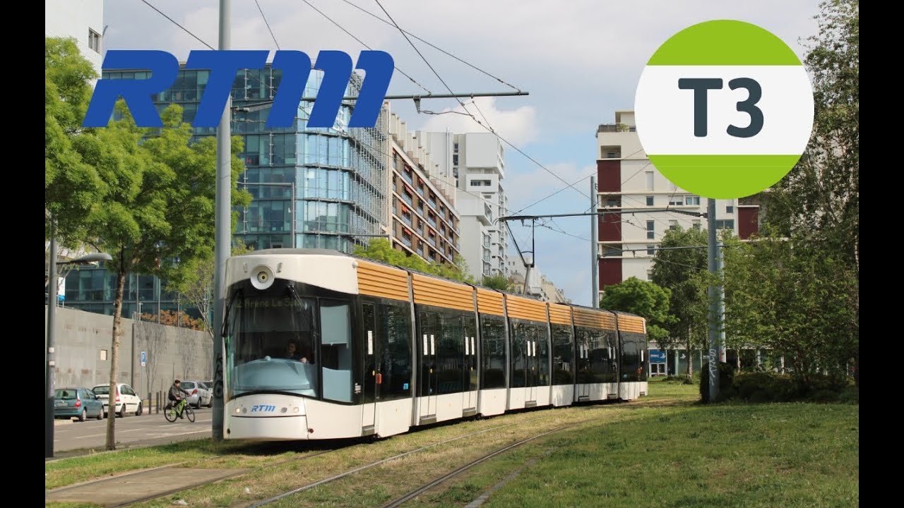 {Timelapse} : Ligne T3 - RTM : Castellane - Arenc le Silo en Bombardier Flexity Outlook
