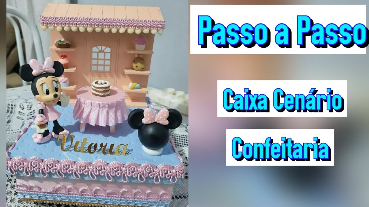 Caixa cenário confeitaria