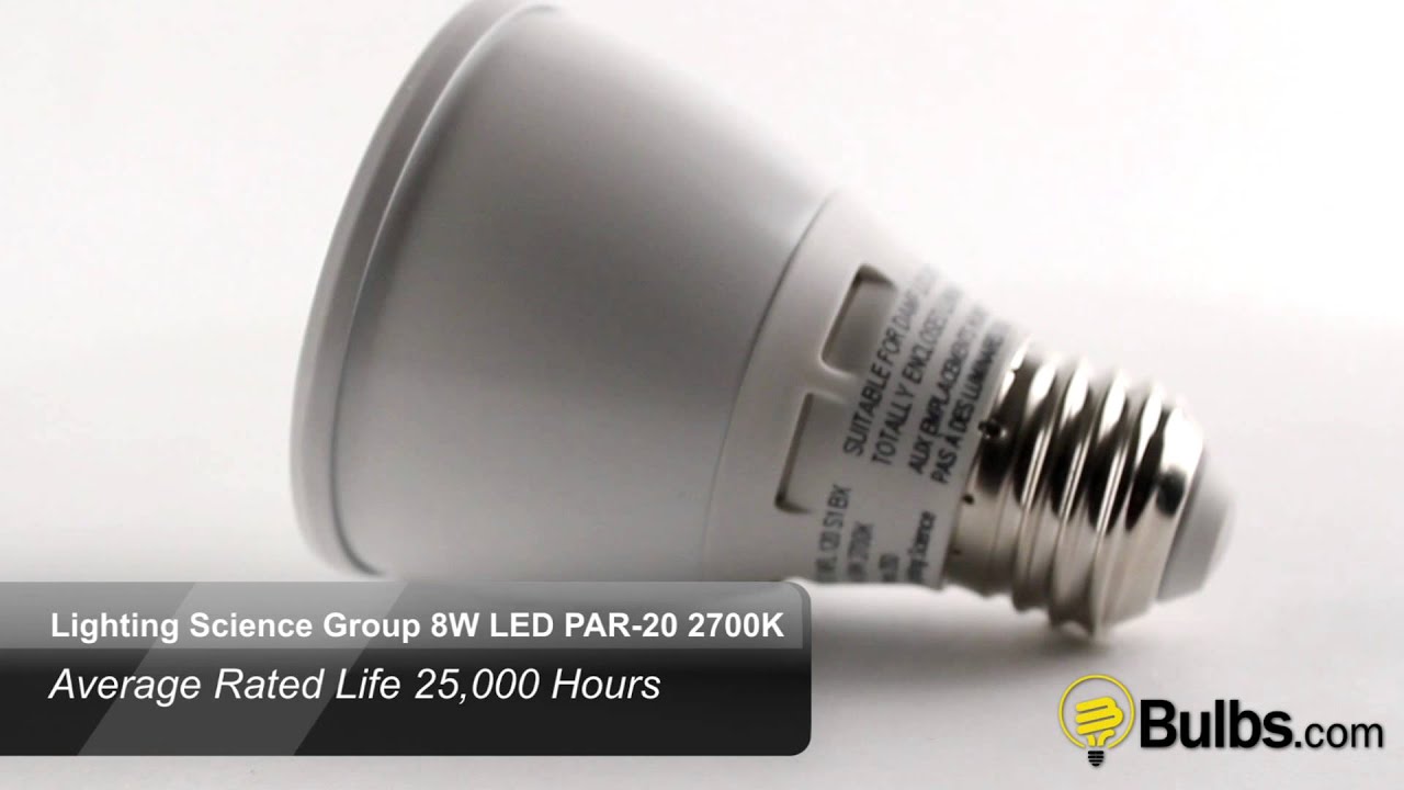 Lighting Science Group 8W LED PAR-20 2700K