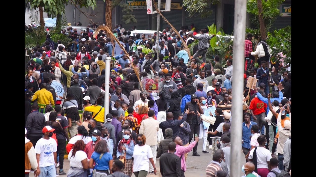 GEN-Z Protesters march in Nairobi against planned tax rises