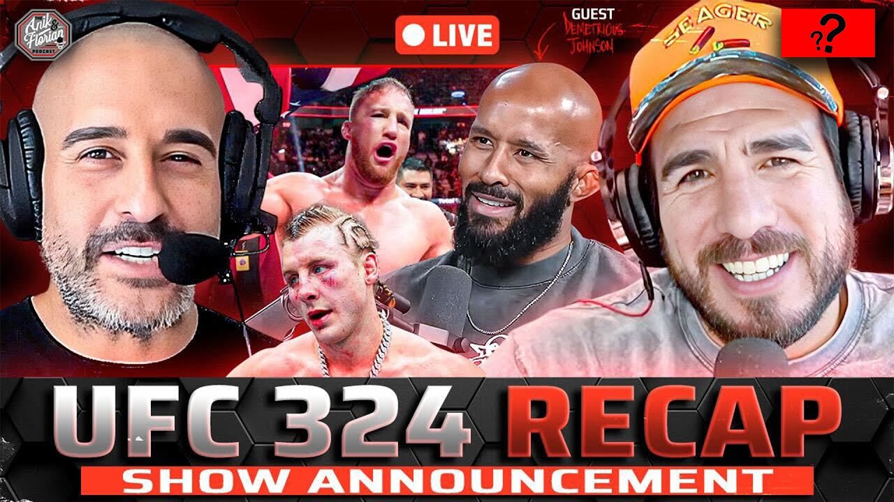 LIVE Breaking News with Anik & Florian: Demetrious Johnson Joins, UFC 324 Recap and UFC 325 Preview