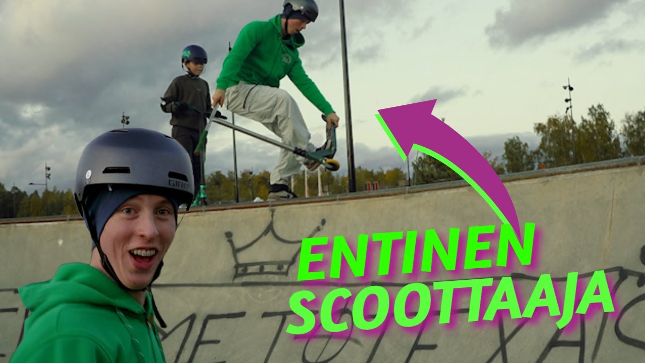 EX-SCOOTTAAJA Kokeilee Helsingin Siisteimmät Skeittiparkit