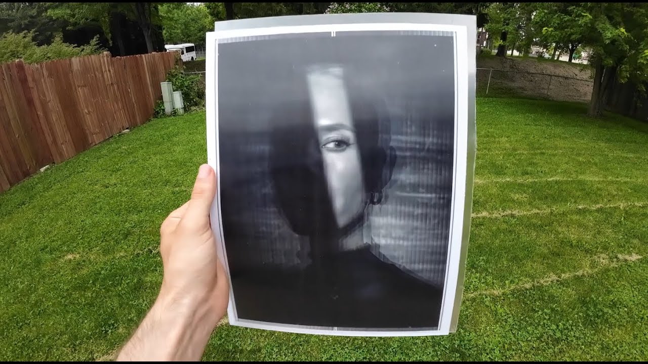 Печать лентикулярных «3D» фотографий дома