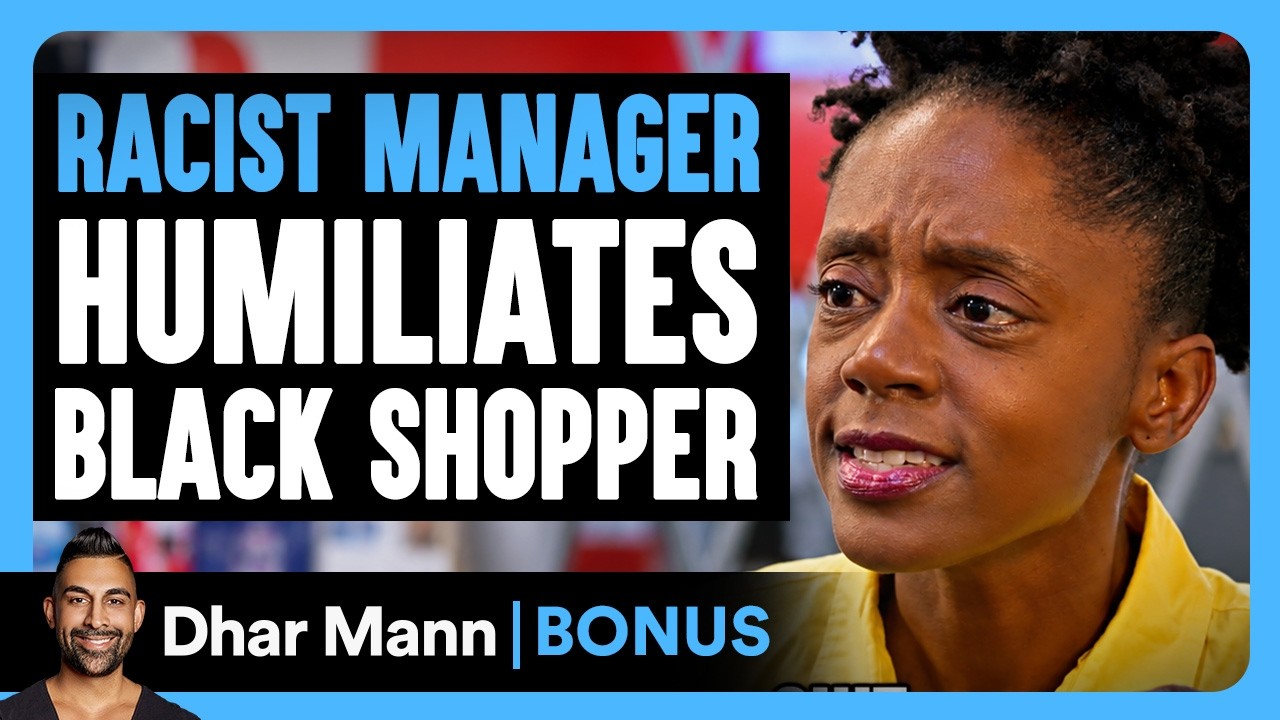 RACIST Manager Humiliates BLACK SHOPPER | Dhar Mann Bonus!