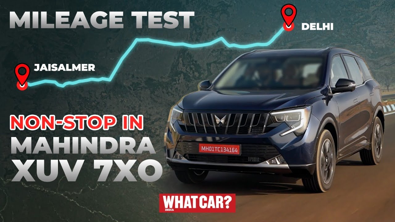 Jaisalmer to Delhi Possible on Single Tank? 800km NON-STOP Mileage Test | Mahindra XUV 7XO