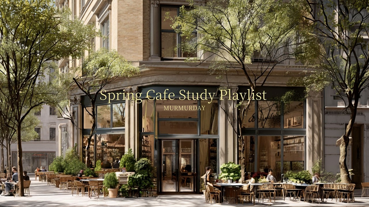 Вау~ С первой ноты сносит крышу~ Солнечная музыка кафе🌿 3 Hours Spring Cafe Study Music
