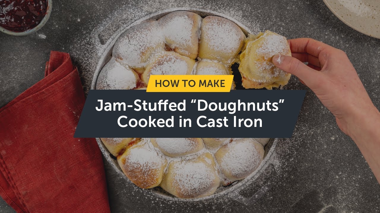 How To Make Jam-Stuffed &ldquo;Doughnuts&rdquo; Cooked in Cast Iron | Ooni Pizza Ovens
