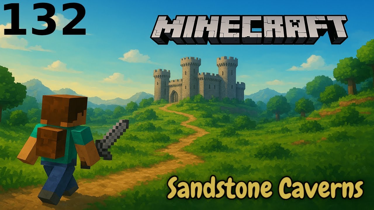 132 / Sandstone Caverns /  Minecraft Adventure Maps