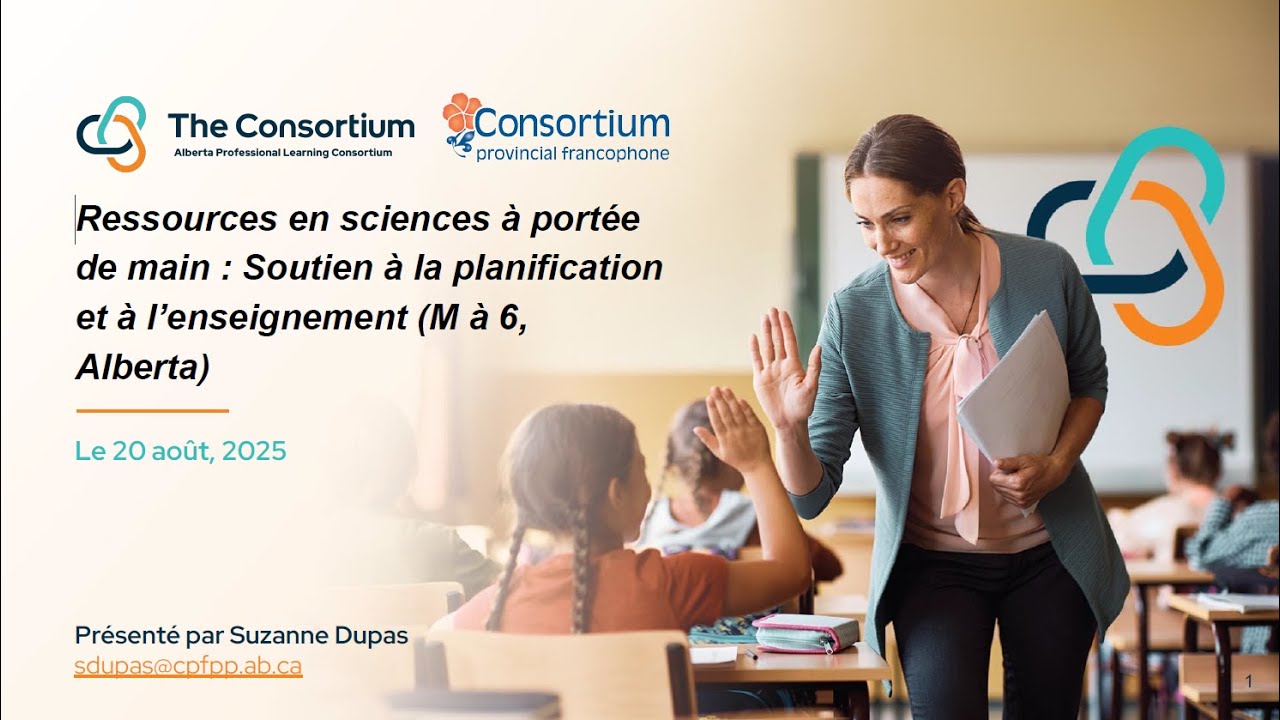 Ressources en sciences à portée de main : Soutien à la planification et à l’enseignement M à 6