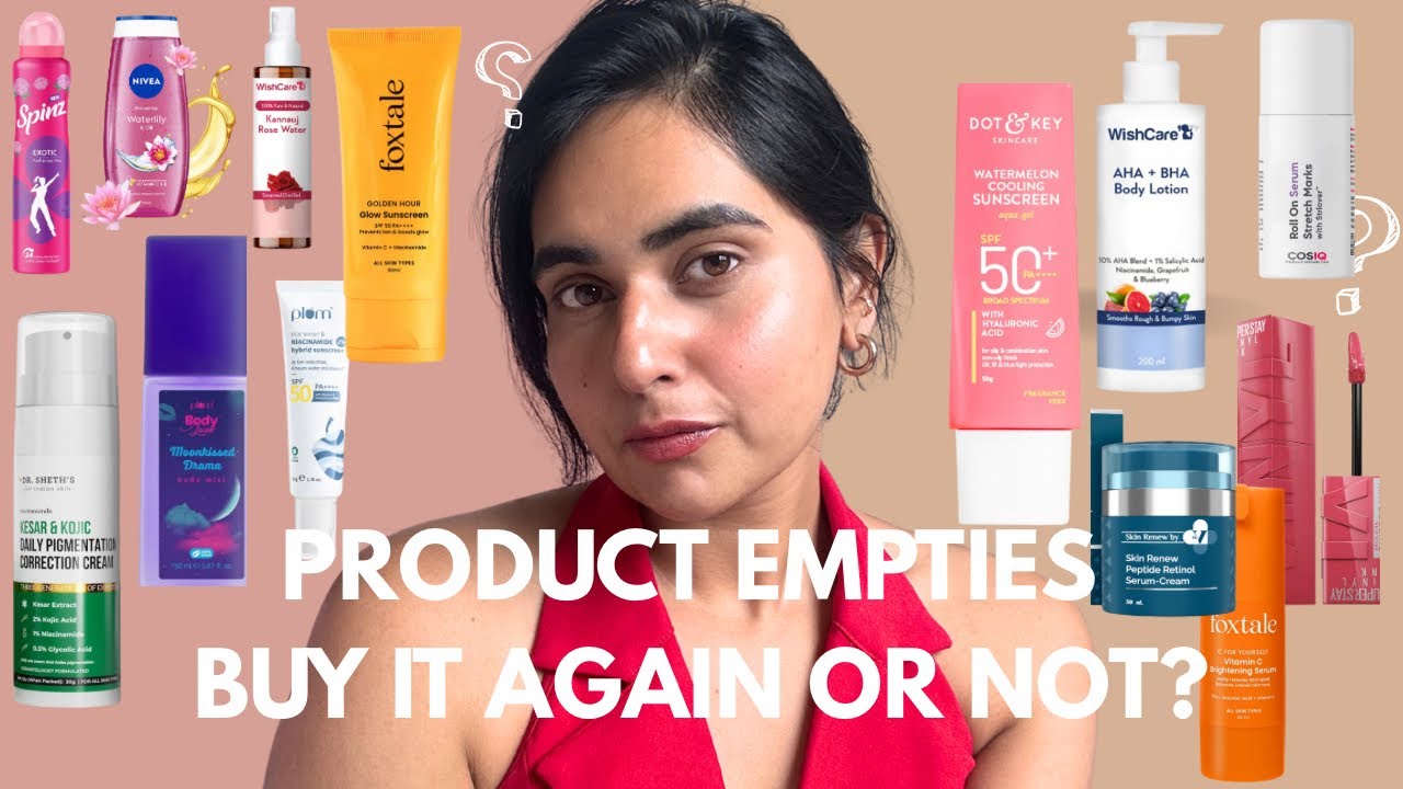 SKINCARE, HAIRCARE, PERFUME, MAKEUP PRODUCT EMPTIES. 