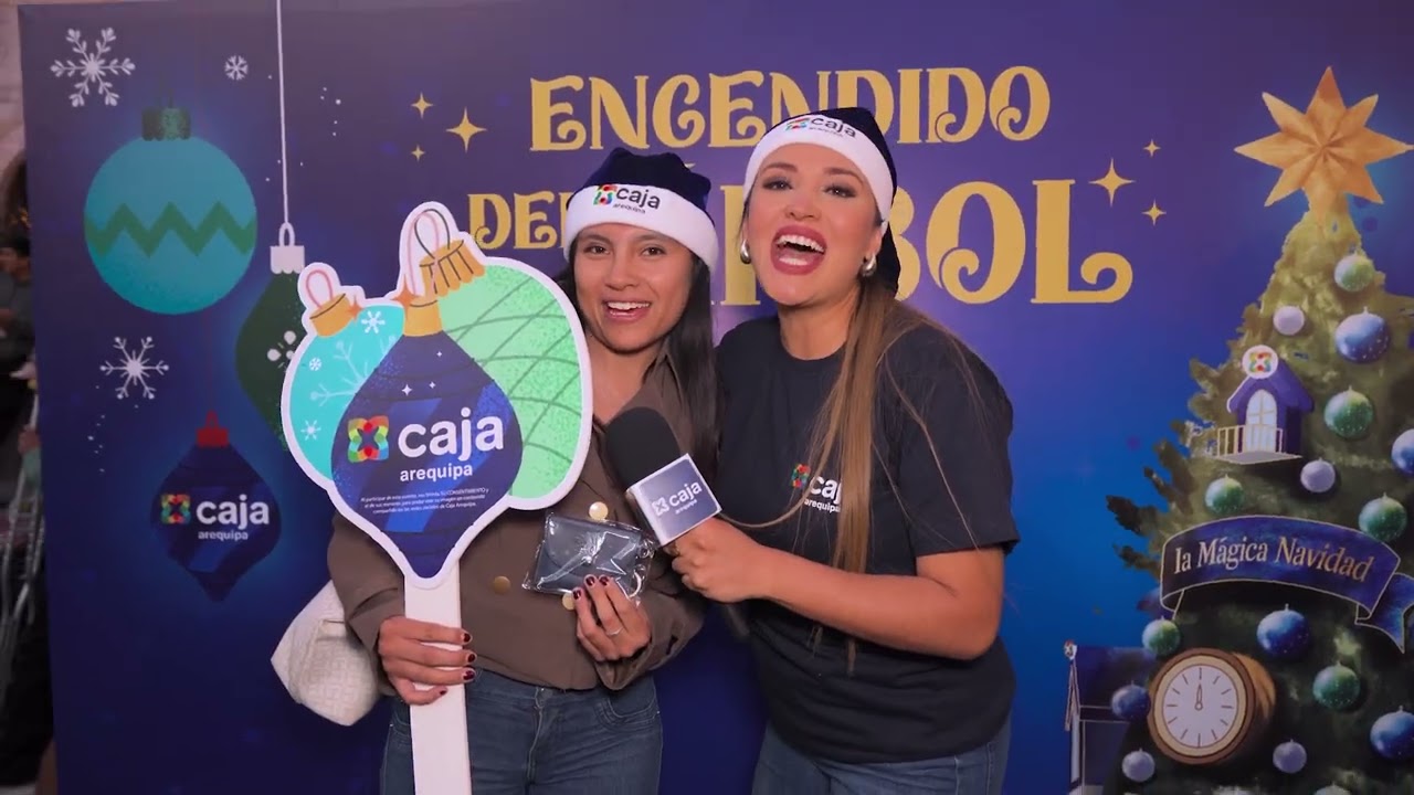 Encendido de árbol 2025 - Caja Arequipa