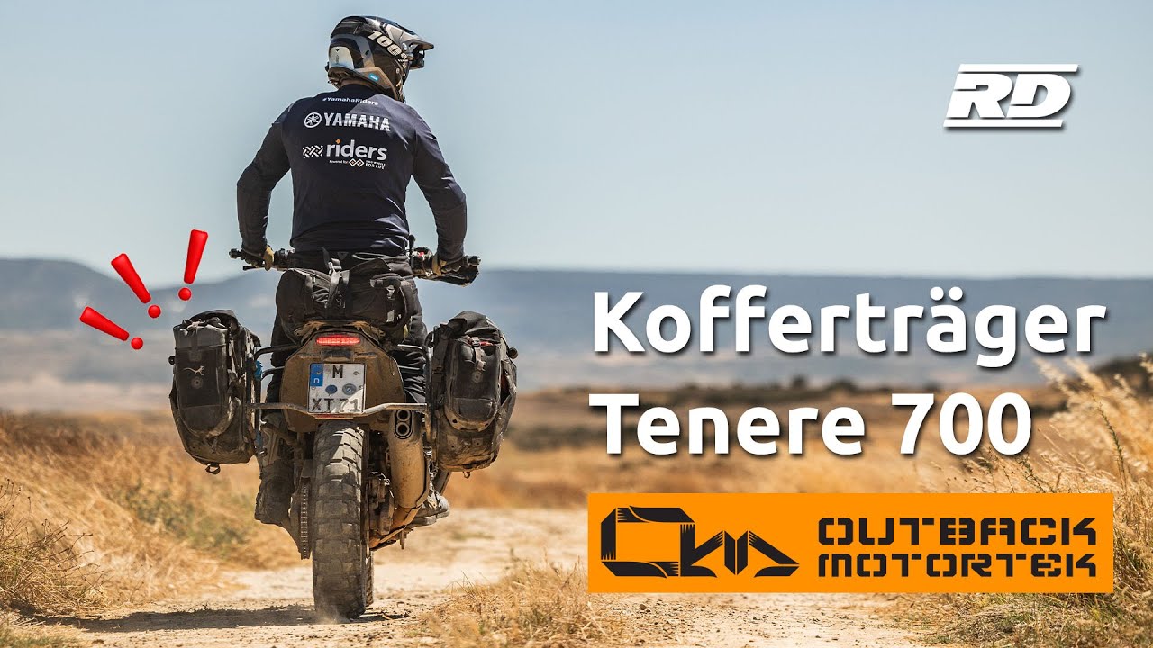 Yamaha Tenere 700 Koffertr&auml;ger Standard vs. Schmal // Outback Motortek
